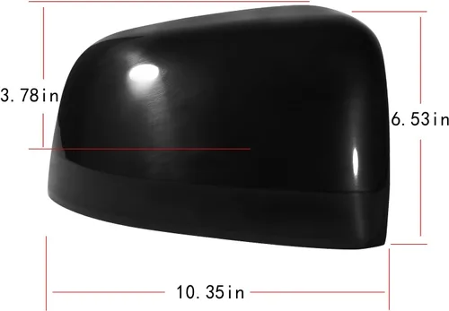 Vista 6 de Cubierta superior negra para Jeep Grand Cherokee 2011-2022 y Dodge Durango 2011-2024 (paquete de 2)