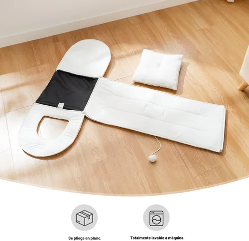 Vista 6 de ZOMISIA - Cama para gatos 2 en 1 para gatos de interior, cama cerrada