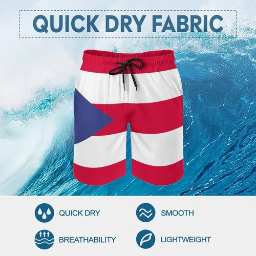 Vista 7 de TAIZIYEAH Traje de baño para hombre con bandera de San Bartolomé, de secado rápido, con forro de malla, trajes de baño de moda, Estilo-7