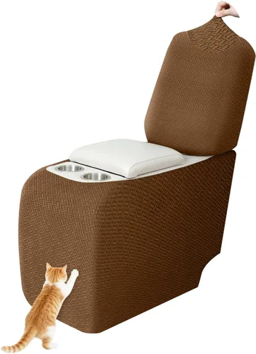 Vista 57 de ALIECOM Fundas 100% impermeables para sofá seccional reclinable, forma de L, elásticas, para esquina, funda para sofá seccional reclinable, lavable
