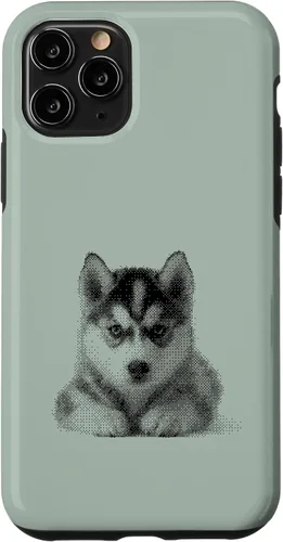 Vista 26 de Chic Husky Puppy for Dog Mom and Paw Parents Case for iPhone 15