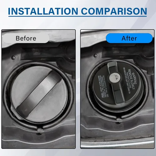 Vista 6 de Tapa de gas con bloqueo, tapa de combustible con llave compatible con Toyota 4Runner Tacoma Tundra Acura Honda CRV Infiniti Nissan Buick Cadillac