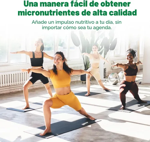 Vista 3 de Purely Inspired Organic Greens Powder Superfood Smoothie Mix, sin sabor (30 porciones) – Super Greens con probióticos, espirulina y clorella