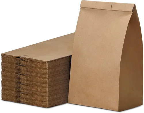 Vista 9 de Culinware Bolsas de papel kraft de 2 libras, bolsas de papel marrón duraderas para aperitivos, sándwich, pasteles, palomitas de maíz, comestibles