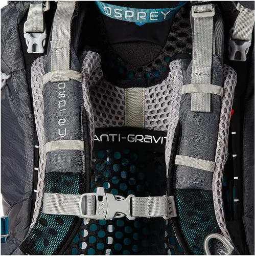 Vista 5 de Osprey Aura AG 50L Mochila de mochilero para mujer, gris Vestal, XS