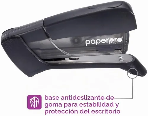 Vista 5 de PaperPro - Engrapadora clásica compacta, 15 hojas, grapado 80% más fácil Surtido