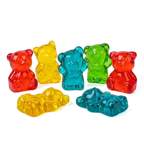 Vista 12 de NY Spice Shop Building Blocks Gomitas 3D - Gomitas Rellenas de Jalea de 1 Libra - Paquete Variado de Dulces - Aperitivos Masticables de Fruta Jugosa