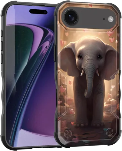 Vista 150 de Funda para iPhone Air, [doble capa] [protección contra caídas de grado militar de 10 pies] Funda resistente a prueba de golpes para iPhone Air