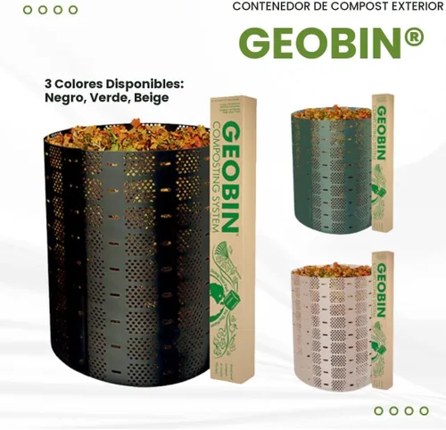 Vista 5 de Geobin Contenedor de compostaje – 246 galones, expandible, fácil de montar, fabricado en los Estados Unidos, compostador para exteriores y patio