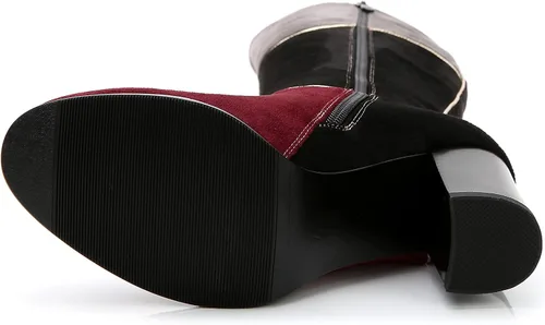 Vista 5 de ANN CREEK Botas de equitación para mujer 'Manuel' hasta la rodilla con parches de varios