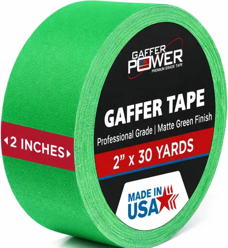 Vista 25 de Gaffer Power - Cinta adhesiva que brilla en la oscuridad, 1 pulgada x 15 pies, fabricada en Estados Unidos Brillan en la oscuridad