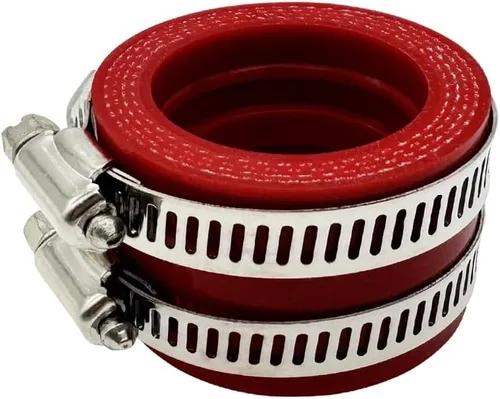 Vista 6 de 35 40 45mm Tubo de admisión de carburador Junta de bota del colector Adaptador para Dirt Pit Bike Motocicleta (35mm/Rojo)