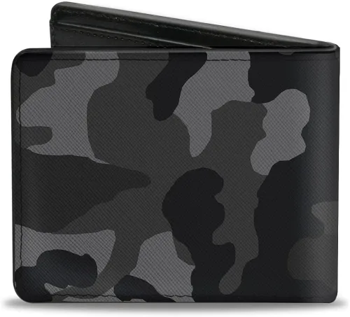 Vista 2 de Buckle-Down Camón de cartera doble estándar para hombre, 4.0 x 3.5 pulgadas