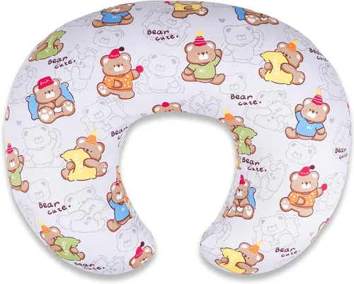 Vista 10 de x-vesolje Almohada de lactancia para bebés para lactancia, almohada ajustable para alimentación con biberón, almohada de apoyo de lactancia