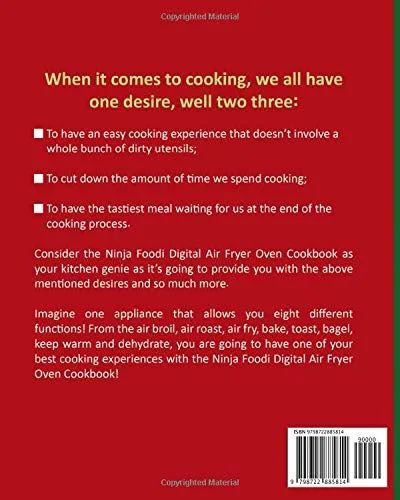 Vista 2 de NINJA FOODI DIGITAL AIR FRYER OVEN COOKBOOK 1000 The Complete Ninja Air Fryer Oven Recipe Book1000-Day Easy Quick Tasty Dishes Air Fry, Roast