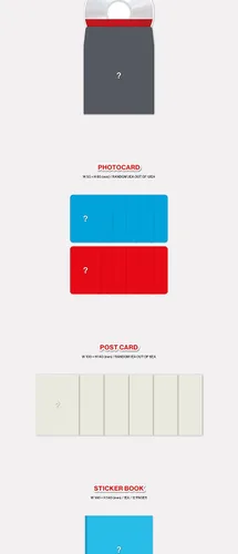 Vista 3 de BOYNEXTDOOR QUIÉN! 1er single álbum Crunch Verson 1p Poster en paquete+80p PhotoBook+2p photoCard+1p Postcard+seguimiento sellado
