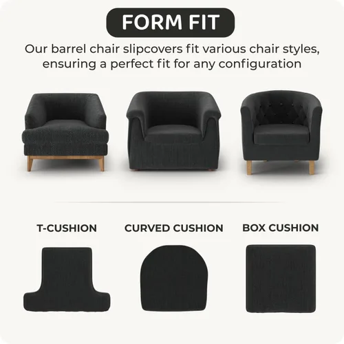 Vista 5 de PAULATO BY GA.I.CO. Funda elástica para sillón de 1 pieza, funda bielástica para silla de club, protector de muebles para sillón de bañera, lavable