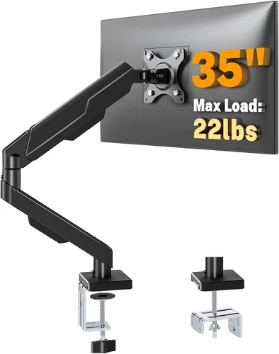 Vista 10 de 5Rcom Soporte de monitor doble para pantallas de computadora de 17-34