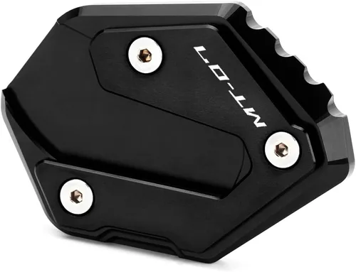 Vista 5 de Placa de soporte de extensión de soporte lateral para motocicleta compatible con YAMAHA MT-07 2014-2023 Soporte de almohadilla de pie Accesorios