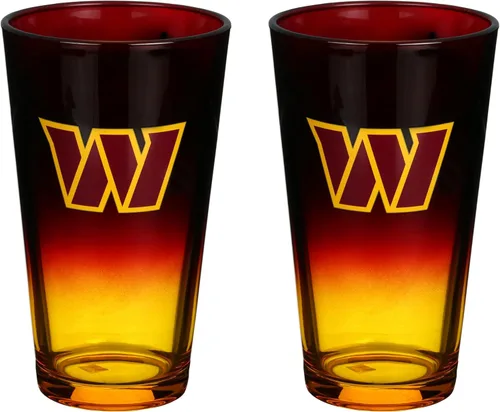 Vista 14 de The Memory Company Juego de 2 vasos con licencia de la NFL, diseño ombre, Philadelphia Eagles