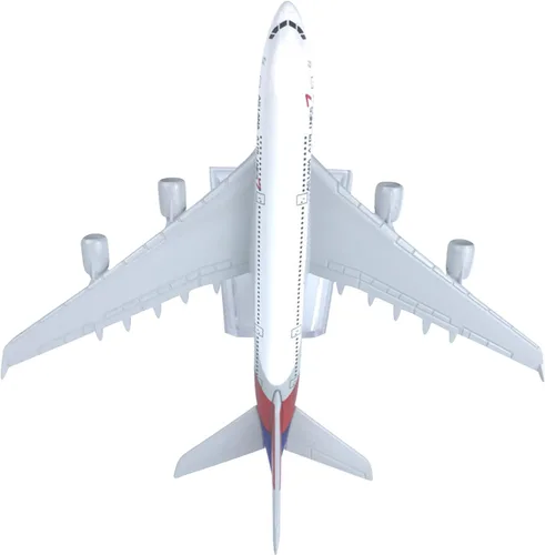 Vista 6 de ZEZEFUFU Simulación 1:400 Asiana Airlines A380 Avión Metal Avión Modelo para Colección Regalo Aviación Ciencia Exposición