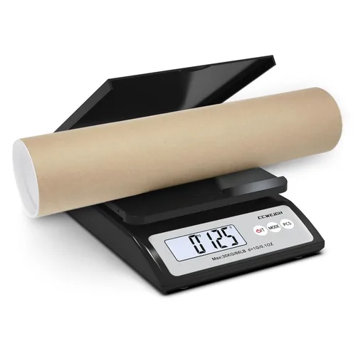Vista 7 de Báscula postal digital de 30 kg/66 lb – Báscula de envío con cubierta superior extraíble para artículos de forma extraña (sobres, esferas, etc.)