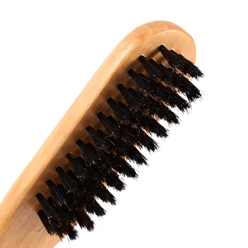 Vista 6 de Profesional Peine de peluquería Cepillos dobles Herramienta anti de madera de la enderezadora