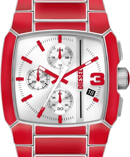 Vista 5 de Diesel Reloj Cliffhanger de cuarzo de acero inoxidable para todo género