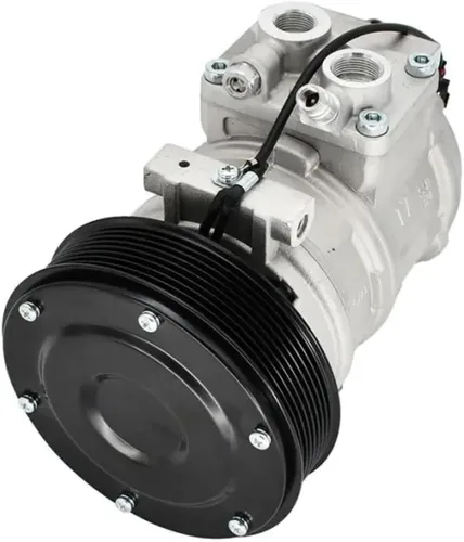 Vista 2 de RE46609 TY6764 RE54254 Compresor de aire acondicionado para John Deere Tractor Loader 310G 410G 1850 210LJ