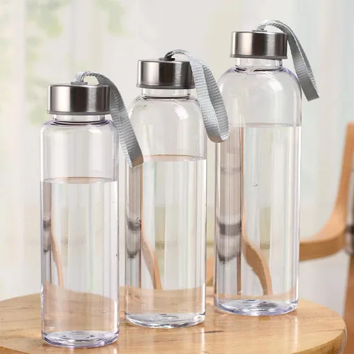 Vista 2 de Botella de agua deportiva, 300/400/16.9 fl oz, a prueba de fugas, sin BPA, botellas de plástico para gimnasio y deportes para hombres, mujeres