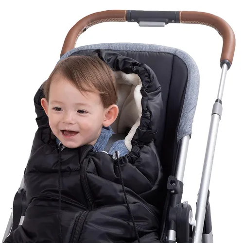 Vista 8 de Yobee Saco universal para cochecito de bebé, saco de dormir cálido para caminar al aire libre, para correr, impermeable, a prueba de invierno, saco