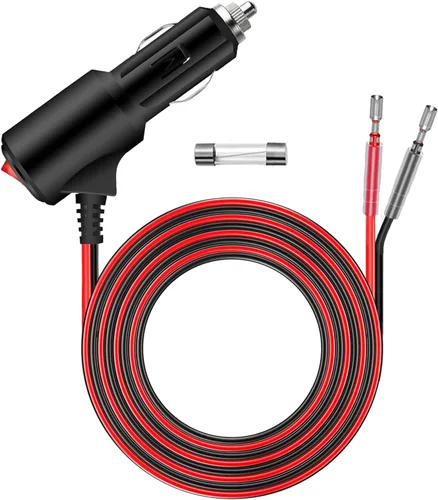 Vista 8 de Enchufe de encendedor de cigarrillos de 12 V con interruptor de encendido y apagado, repuesto de enchufe de encendedor de cigarrillos resistente