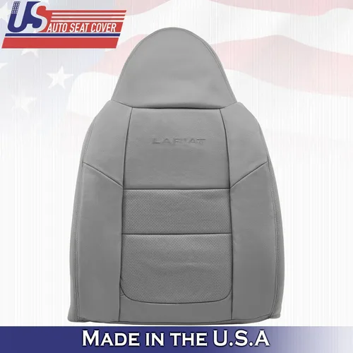 Vista 2 de 2001 para Ford F250 F350 Lariat Driver Top & Bottom Perforado Cuero Cubre Gris