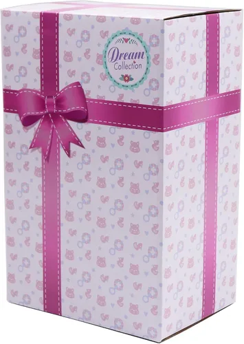 Vista 4 de Dream Collection: Juego de muñecas Feeding Fun con muñeca de bebé de 12 pulgadas, muñecas Gi-Go, juego para niños, a partir de 3 años, multicolor