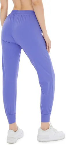 Vista 2 de PATTERN HOUR Pantalones deportivos para mujer con bolsillos, pantalones deportivos para mujer, pantalones suaves para yoga, entrenamiento, correr