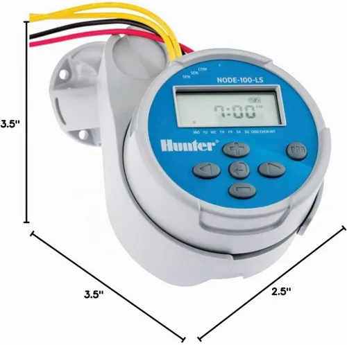 Vista 9 de Hunter rociador NODE100 con control de estación única con solenoide CC incorporado