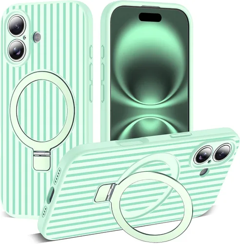 Vista 26 de SKYLMW Funda diseñada para iPhone 11 con soporte magnético invisible Compatible con Mag-Safe, a prueba de caídas de grado militar, a prueba