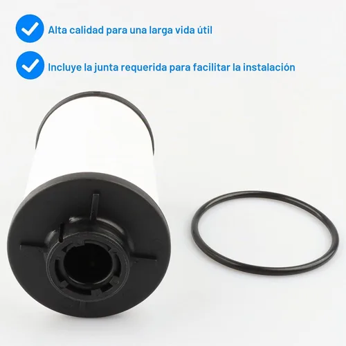Vista 3 de Filtro de aceite, reemplaza 044-0362, 02E305051C Compatible con transmisión DSG de VW Audi - 2006-2018 A3, 2004-2018 TT Beetle, 2009-2017 CC Passat