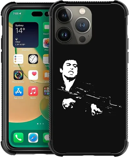 Vista 187 de Compatible con funda para iPhone 6 Plus/6s Plus,Bite Your Teeth Diseño de patrón asombroso, funda trasera dura de PC anti-arañazos y a prueba