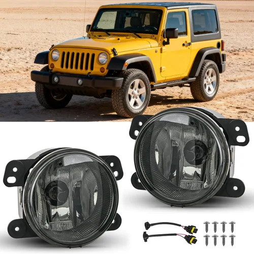 Vista 13 de Nilight Conjunto de luces antiniebla compatible con 2005 2006 2007 2008 2009 2010 Dodge Grand Caravan Challenger Charger Caliber Nitro Avenger