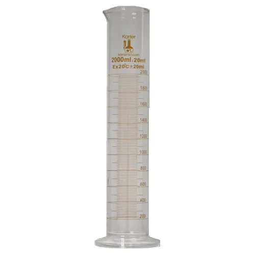 Vista 8 de Karter Scientific 412B3, cilindro graduado de 0.3 fl oz, base redonda, vidrio de borosilicato 3.3 (individual)