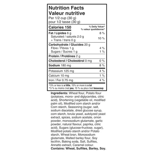 Vista 2 de Crispers Todas las galletas vestidas de tamaño familiar, 8.47 oz (importadas de Canadá)