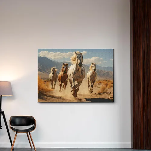 Vista 3 de StoreUSA97 Wild Spirit, Fine Art American Horses Print, Landscape Nature Wildlife, Mountain Mustangs, Fine Art Photography for Captivating Home Wall