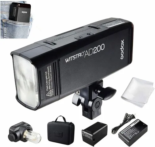 Vista 3 de GODOX Flash AD200Pro AD20Pro 200Ws Pocket Outdoor Flash Strobe