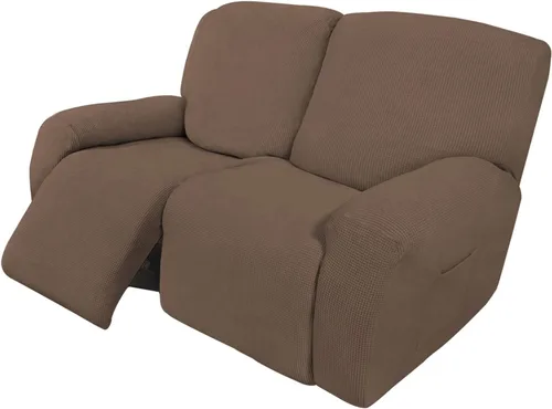 Vista 87 de Easy-Going Funda Elástica para Sofá Reclinable Cobertor de Sofá 4 Piezas Protector de Muebles Sofá Suave con Fondo Elástico Poliéster Spandex Tela