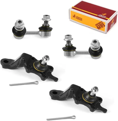 Vista 251 de Metrix Premium Chassis Parts - Juego de 4 piezas de articulación de rótula superior y barra estabilizadora delantera para Ford Ranger RWD 1998-2011