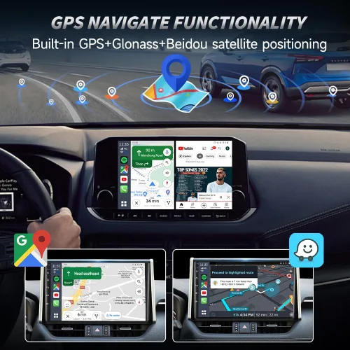Vista 5 de CarlinKit CarPlay Ai Box Magic Box Android 13.0 Sistema inalámbrico CarPlay Adaptador Android Auto Soporte Netflix YouTube Google GPS+Glonass
