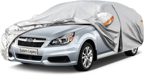 Vista 34 de Kayme Funda de automóvil de 6 capas para Audi A4 Sedan (2011-2023), impermeable para todo tipo de clima, cubierta exterior completa, protección
