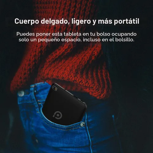 Vista 6 de PRITOM Tablet PC de 7 pulgadas de 32 GB -Android 13 con procesador de cuatro núcleos, pantalla HD IPS, cámara dual, WiFi, Bluetooth, tabletas