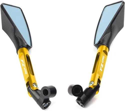 Vista 12 de Accesorios para Yamaha FZ25 FZ-25 Accesorios universales de motocicleta CNC Aluminio Vista trasera 0.315 in 0.394 in Espejo retrovisor lateral